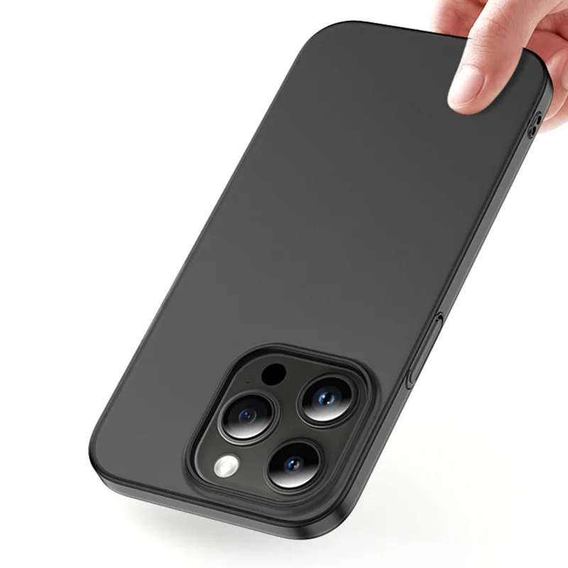 For iPhone 14 Pro Max Anti-Scratch Shell Matte Finished Phone Cover Ultra-thin Hard PP Phone Case - Transparent
