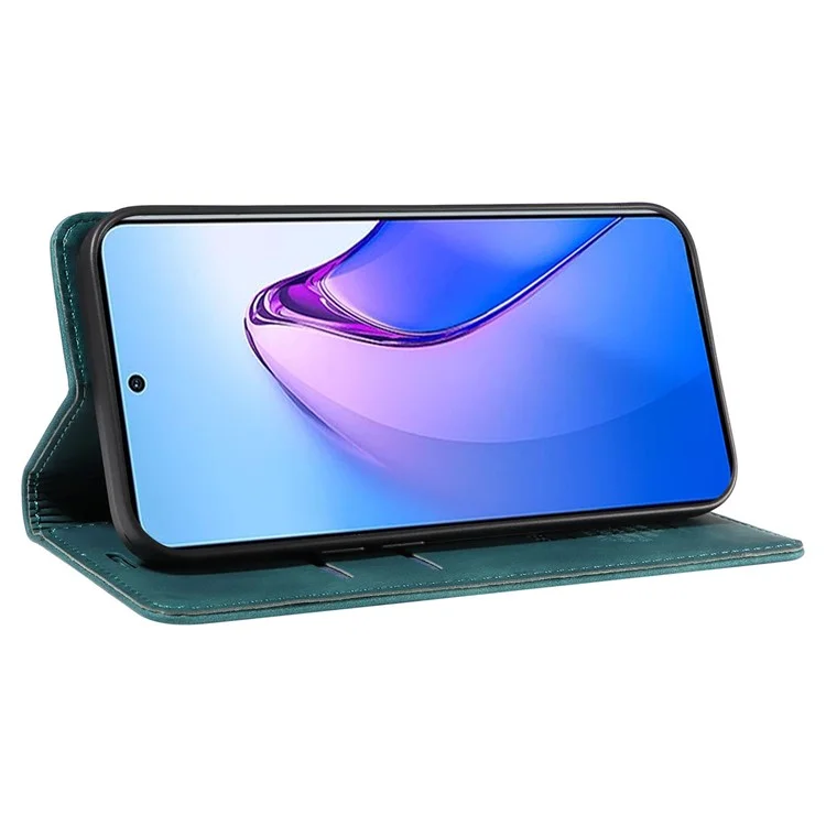 BETOPNICE 003 For Oppo Reno8 Pro 5G (Global Version) / Reno8 Pro+ (China) 5G Leather Phone Case RFID Blocking Wallet Stand Cover - Green