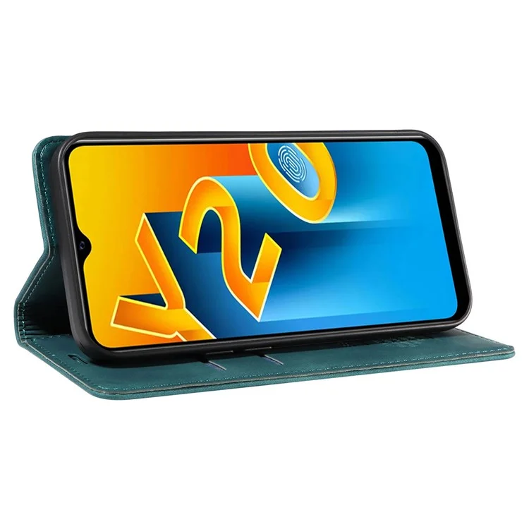 BETOPNICE 003 Para vivo Y20 / Y20i / Y20s / Y12s / Y12s 2021 / Y11s / Y30 (China) / Y20 2021 / Y20G / Y30g 4G / iQOO U1x / Y20A / Y12a / T1x 4G / T1x (Índia) / Y20s [G] Capa de Couro - Verde
