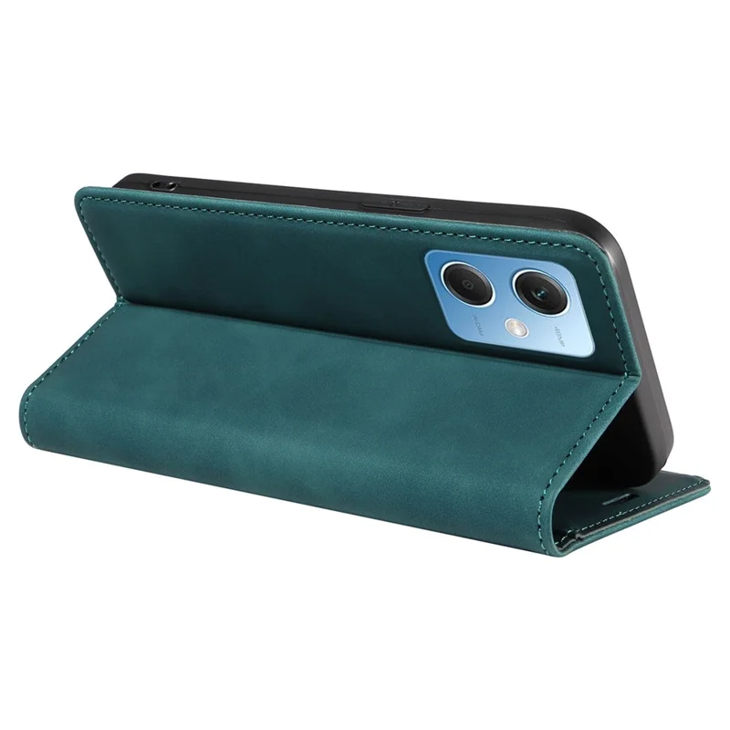 BETOPNICE 003 Für Xiaomi Redmi Note 12 5G (China) / (Indien) / (Global) / Poco X5 5G RFID-blockierende Schutzhülle aus Leder - Grün