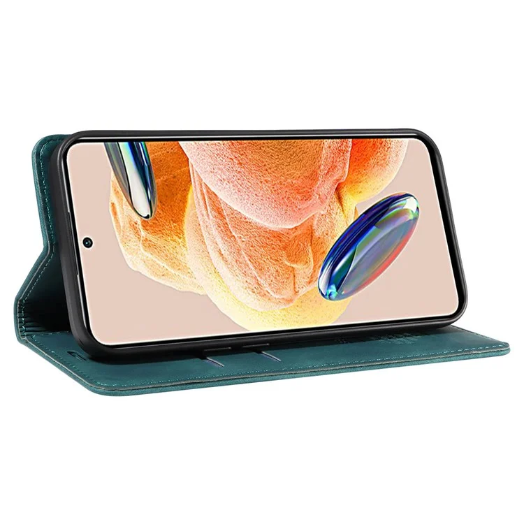 BETOPNICE 003 Per Xiaomi Redmi Note 12 Pro 4G / Note 11 Pro 4G (MediaTek) / Note 11 Pro 5G (Qualcomm) / Note 11E Pro 5G Custodia in Pelle con Blocco RFID - Verde