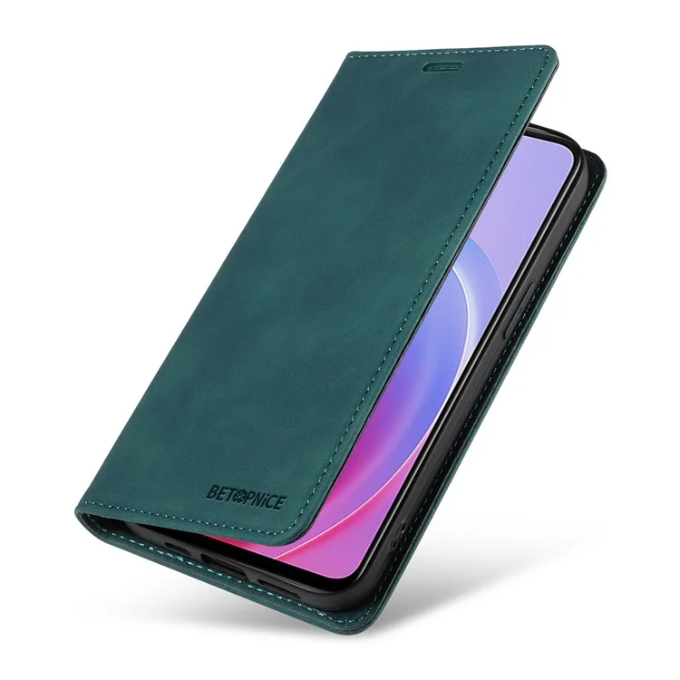 BETOPNICE 003 для Oppo Reno7 Z 5G / A96 (Китай) 5G / F21 Pro 5G / Reno7 Lite 5G / Reno8 Lite 5G / Reno8 Z 5G / OnePlus Nord N20 5G Кожаный чехол с блокировкой RFID - зеленый