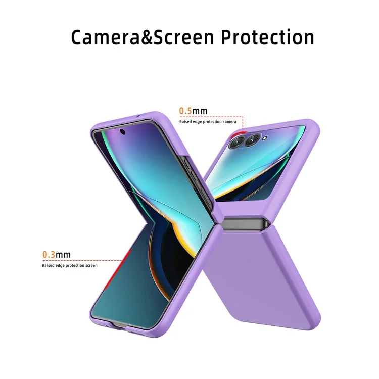 GKK For Motorola Razr 40 Ultra 5G Hard PC Phone Case Rubberized Folding Slim Phone Cover - Green