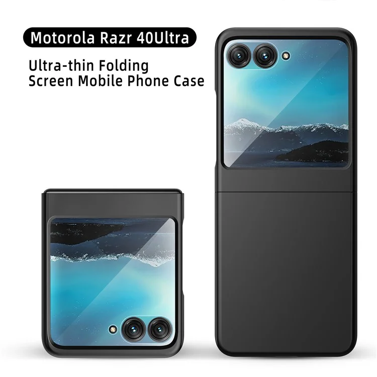 GKK For Motorola Razr 40 Ultra 5G Hard PC Phone Case Rubberized Folding Slim Phone Cover - Green