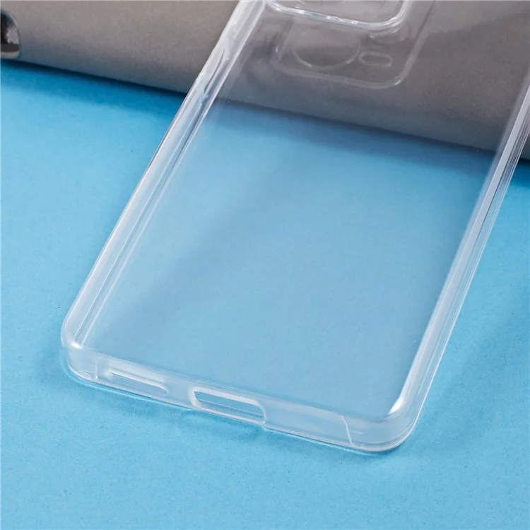 Per Xiaomi Redmi Note 12 Pro+ 5G Custodia per telefono Cornice TPU + Retro in acrilico + Protezione dello schermo in PET Copertura trasparente