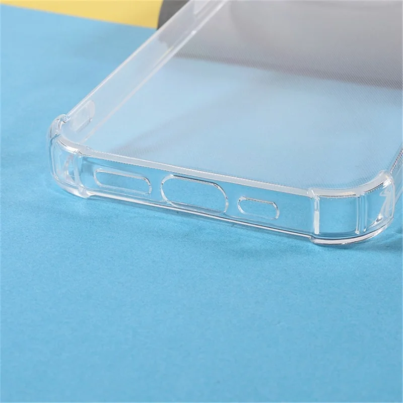Transparent Shell for iPhone 15 Pro TPU Protective Case Four Corners Drop Resistant Phone Cover