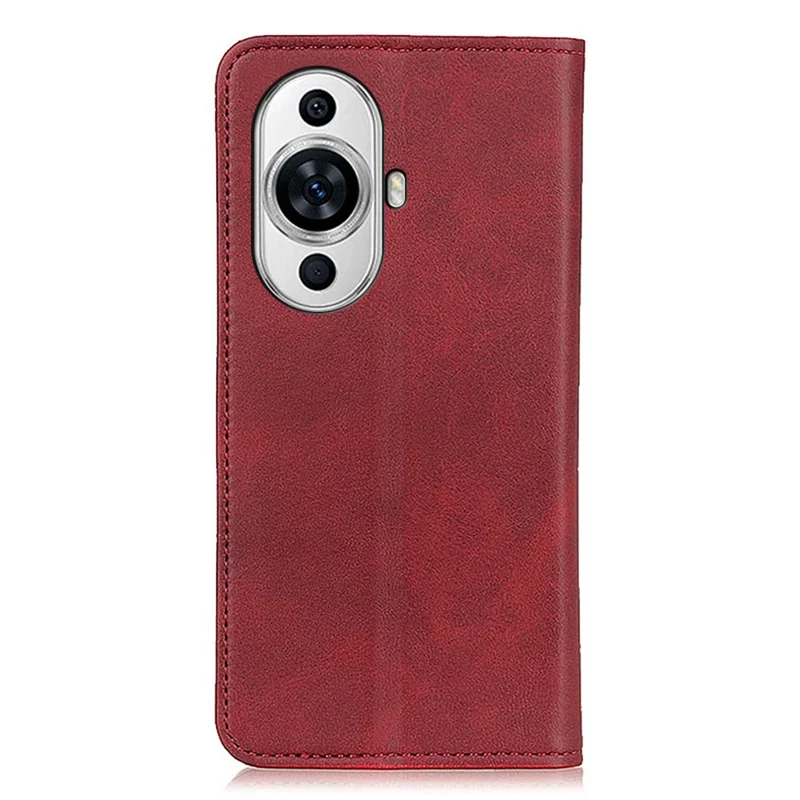 For Huawei nova 11 Pro / nova 11 Ultra Phone Case Wallet Stand Anti-scratch Split Leather Phone Cover - Red