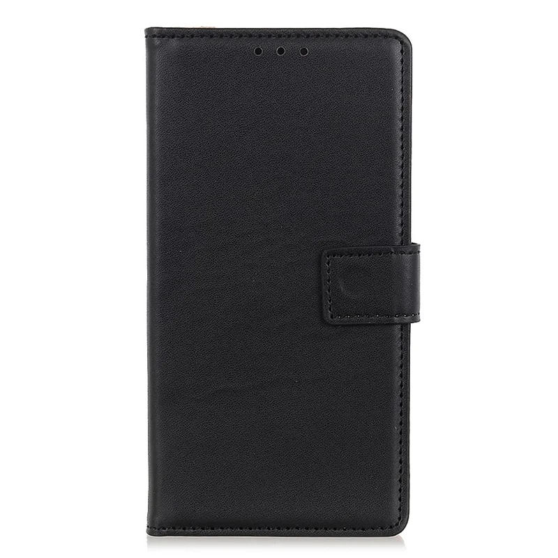 Für Xiaomi Redmi 12 4G texturierte stoßfeste Handyhülle PU-Leder Brieftasche Ständer Smartphone-Hülle - Schwarz