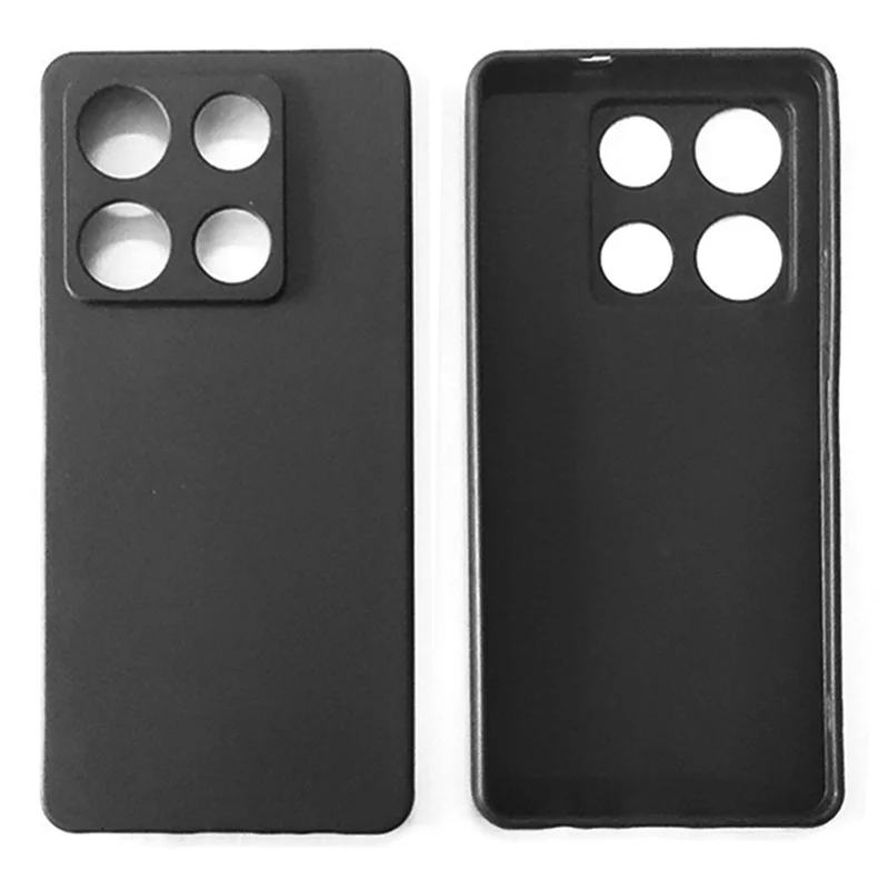 For Infinix Note 30 4G Precise Cutouts Matte TPU Phone Case Protective Phone Cover - Black