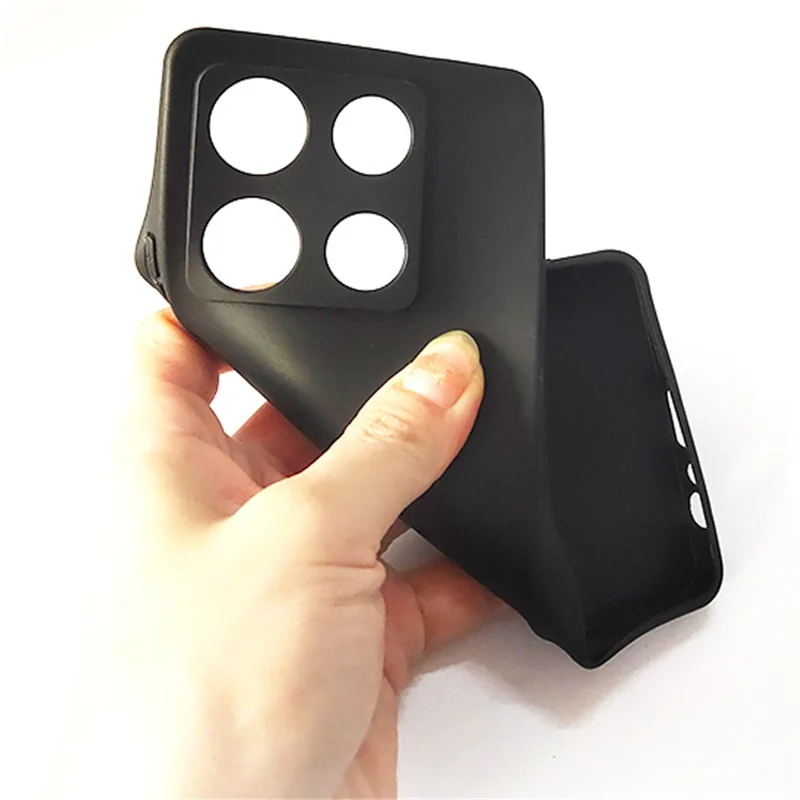 For Infinix Note 30 4G Precise Cutouts Matte TPU Phone Case Protective Phone Cover - Black