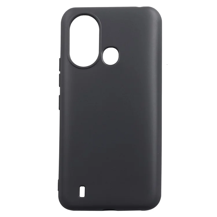 Custodia per Cellulare per ZTE Blade L220, Cover in TPU Anti-Graffio Lucida Posteriore - Nera