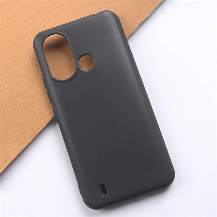Custodia per Cellulare per ZTE Blade L220, Cover in TPU Anti-Graffio Lucida Posteriore - Nera