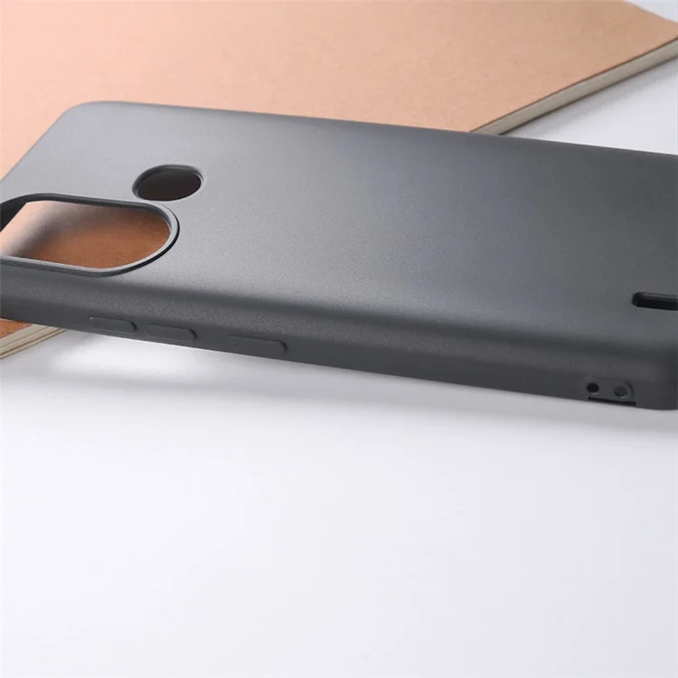 Custodia per Cellulare per ZTE Blade L220, Cover in TPU Anti-Graffio Lucida Posteriore - Nera