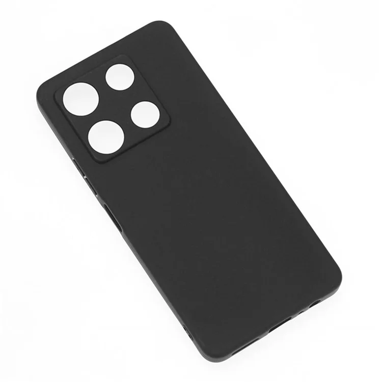 TPU Phone Case for Infinix Note 30 Pro 4G Matte Precise Cutouts Protective Phone Cover - Black