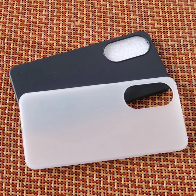 For ZTE Blade V40s 4G Flexible TPU Case Matte Finish Protective Cover - Black