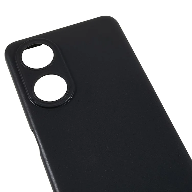 Capa TPU para Oppo A98 5G Aberturas Precisas Proteção Brilhante Capa de Telefone - Preto