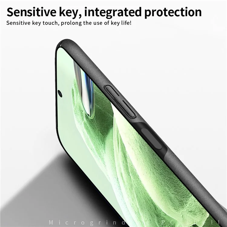 MOFI Shield Matte Series para Xiaomi Redmi Note 12 Pro 5G Funda de teléfono de PC mate anti-arañazos - Negro