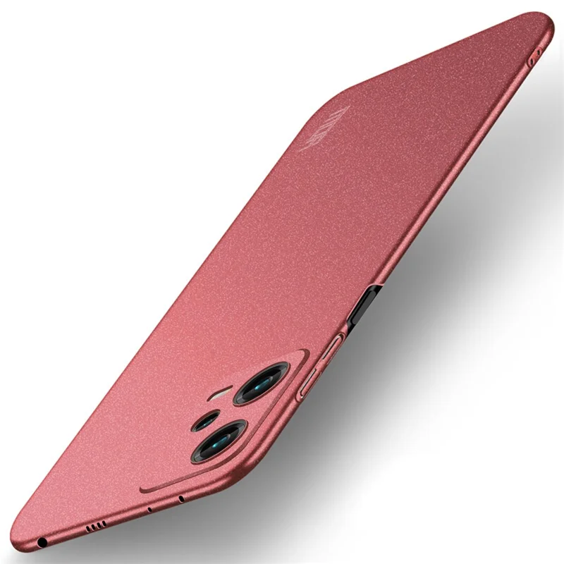 MOFI Shield Matte Serie für Xiaomi Redmi Note 12 Pro 5G Matte PC Handyhülle Anti-Kratzer Handyhülle - Rot