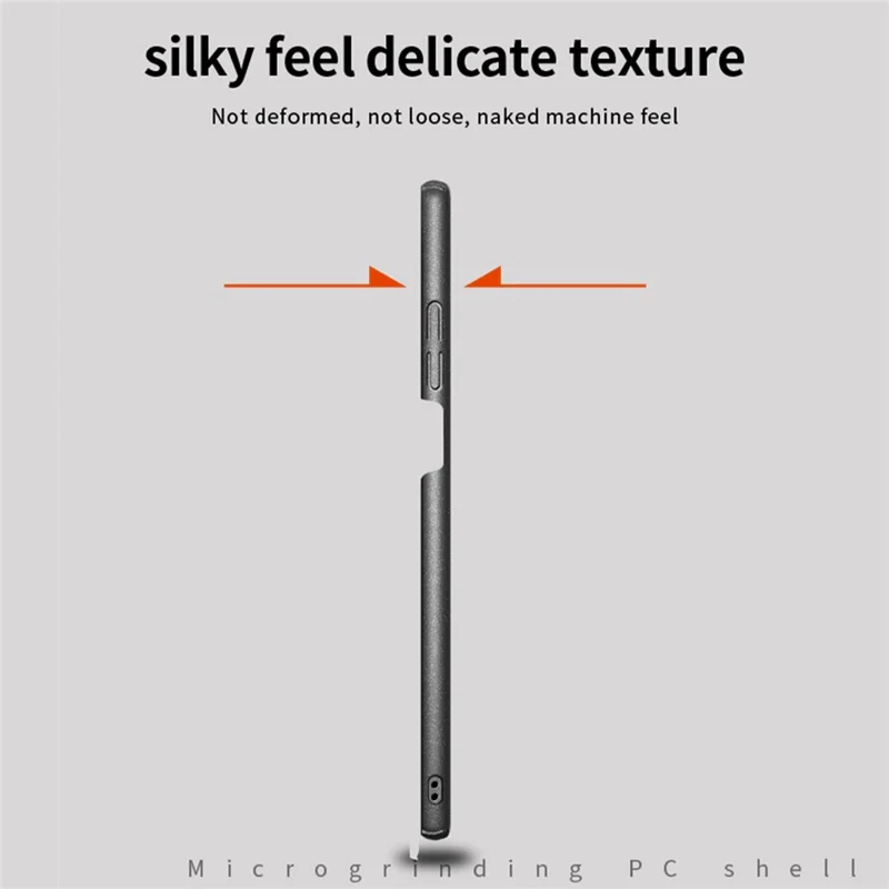 MOFI Shield Matte Serie für Xiaomi Redmi Note 12 Pro 5G Matte PC Handyhülle Anti-Kratzer Handyhülle - Rot