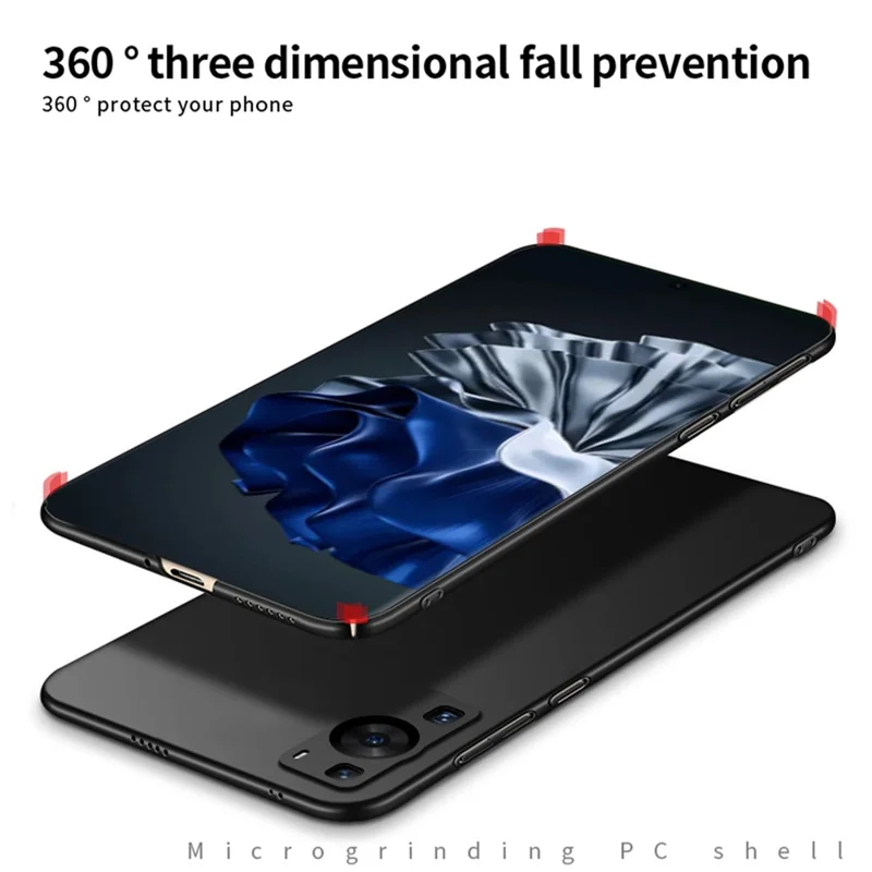 MOFI Shield Matte Series For Huawei P60 / P60 Pro Matte Phone Case Hard PC Protective Phone Cover - Blue