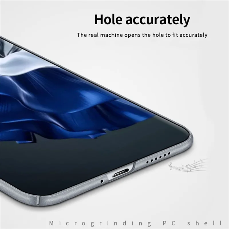 MOFI Shield Matte Series For Huawei P60 / P60 Pro Matte Phone Case Hard PC Protective Phone Cover - Blue