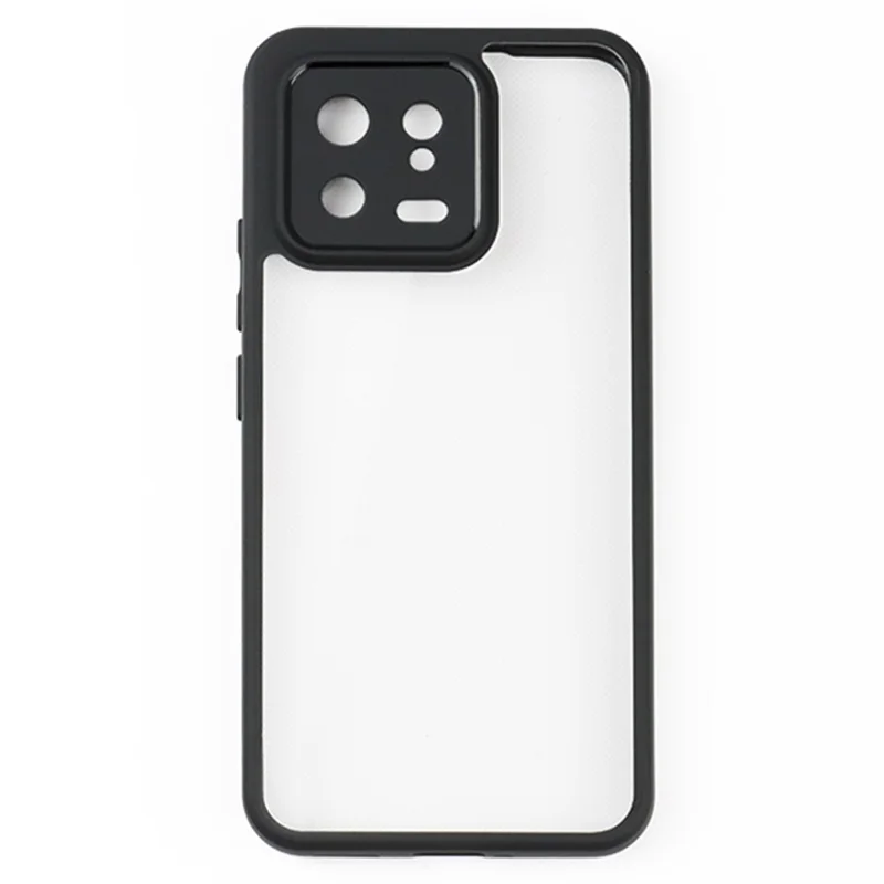 Для Xiaomi 13 Super Thin TPU + PC Phone Case HD Transparent Dustproof Mobile Phone Cover