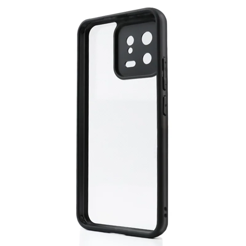 Для Xiaomi 13 Super Thin TPU + PC Phone Case HD Transparent Dustproof Mobile Phone Cover