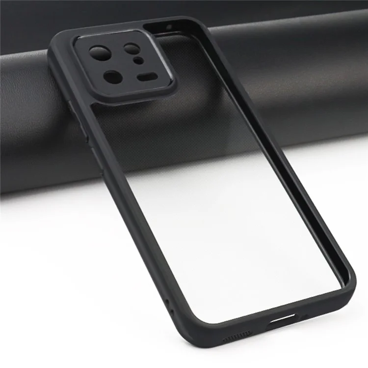 Для Xiaomi 13 Super Thin TPU + PC Phone Case HD Transparent Dustproof Mobile Phone Cover