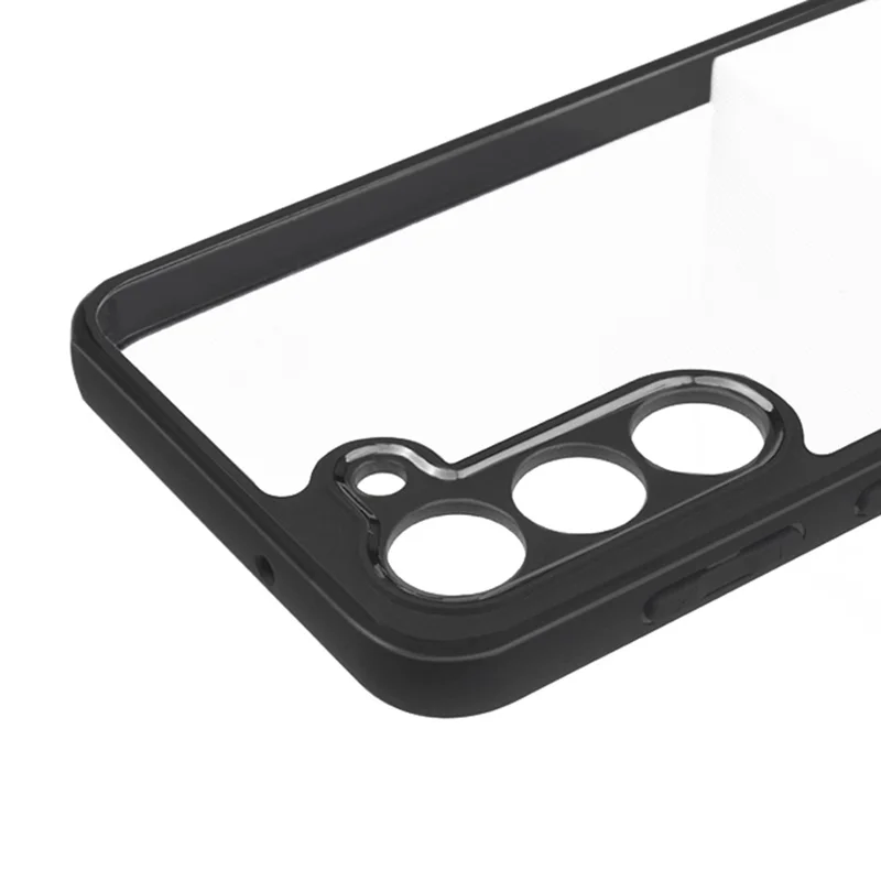 For Samsung Galaxy S23 Precise Cutout Phone Case Flexible TPU + Hard PC Dustproof Cell Phone Cover