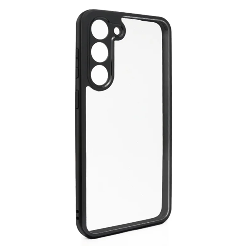 For Samsung Galaxy S23 Precise Cutout Phone Case Flexible TPU + Hard PC Dustproof Cell Phone Cover