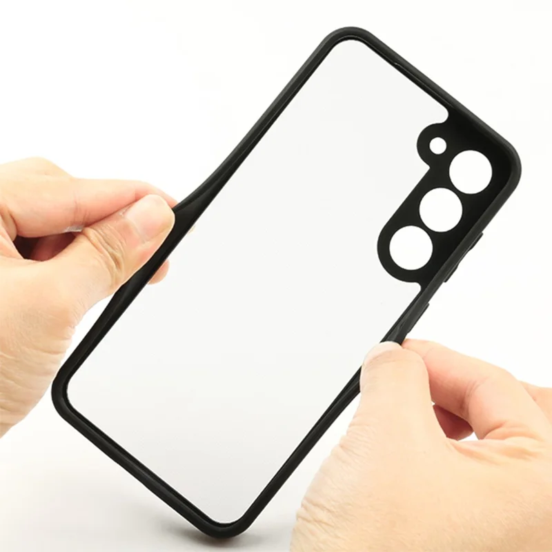 For Samsung Galaxy S23 Precise Cutout Phone Case Flexible TPU + Hard PC Dustproof Cell Phone Cover