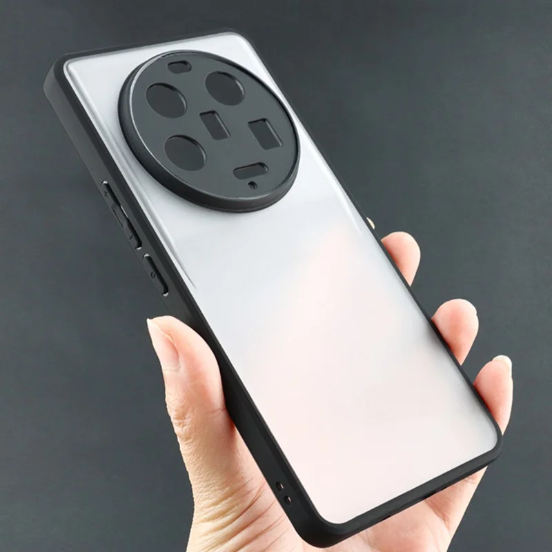 Anti-Fingerprint Handyhülle für Xiaomi 13 Ultra, transparente Handyhülle, flexibles TPU + Hartschalenschutz
