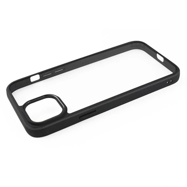 Capa Transparente para Telefone iPhone 15, Capa de Telefone Celular Anti-arranhões PC + TPU