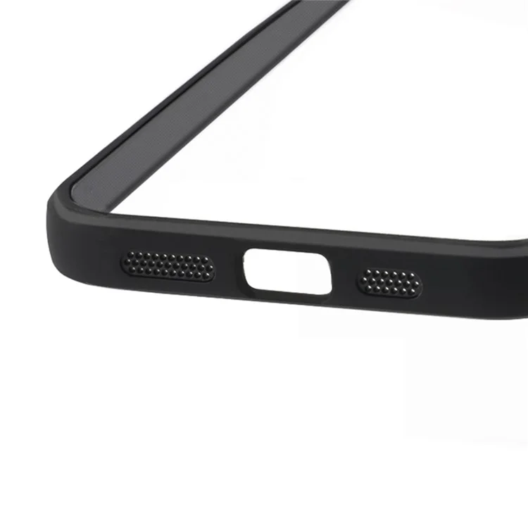 Capa Transparente para Telefone iPhone 15, Capa de Telefone Celular Anti-arranhões PC + TPU