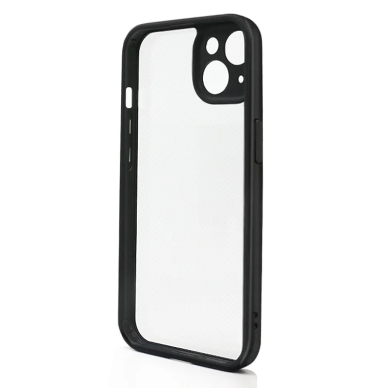 Transparent Phone Case  for iPhone 14 , TPU Frame PC Back Protective Phone Cover