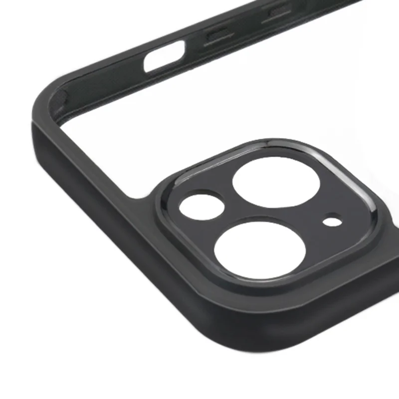 Transparent Phone Case  for iPhone 14 , TPU Frame PC Back Protective Phone Cover