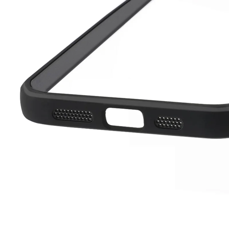 Für iPhone 15 Plus Transparente Handyhülle PC + TPU Stoßfeste Schutzhülle