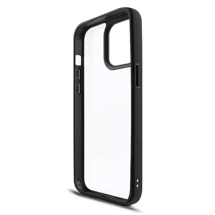 Pour iPhone 15 Pro Max Transparent Phone Case Anti-scratch PC Back TPU Frame Phone Cover
