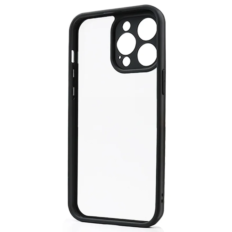 Чехол для iPhone 14 Pro Max из ПК и ТПУ, прозрачный, ударопрочный, защитный чехол для сотового телефона