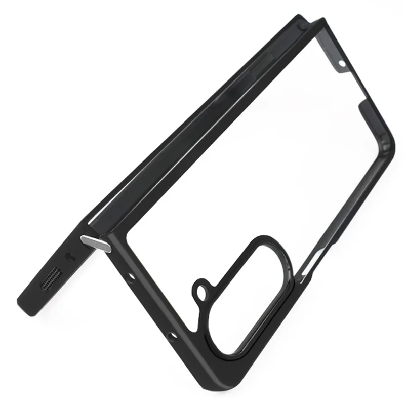 For Samsung Galaxy Z Fold5 5G Phone Cover Anti-Dust Flexible TPU + Hard PC Transparent Phone Case