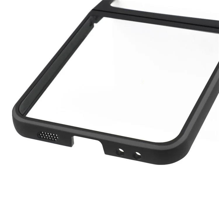 Phone Case for Samsung Galaxy Z Flip5 5G , Shockproof Phone Cover TPU + PC Transparent Shell