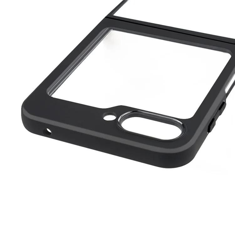 Phone Case for Samsung Galaxy Z Flip5 5G , Shockproof Phone Cover TPU + PC Transparent Shell