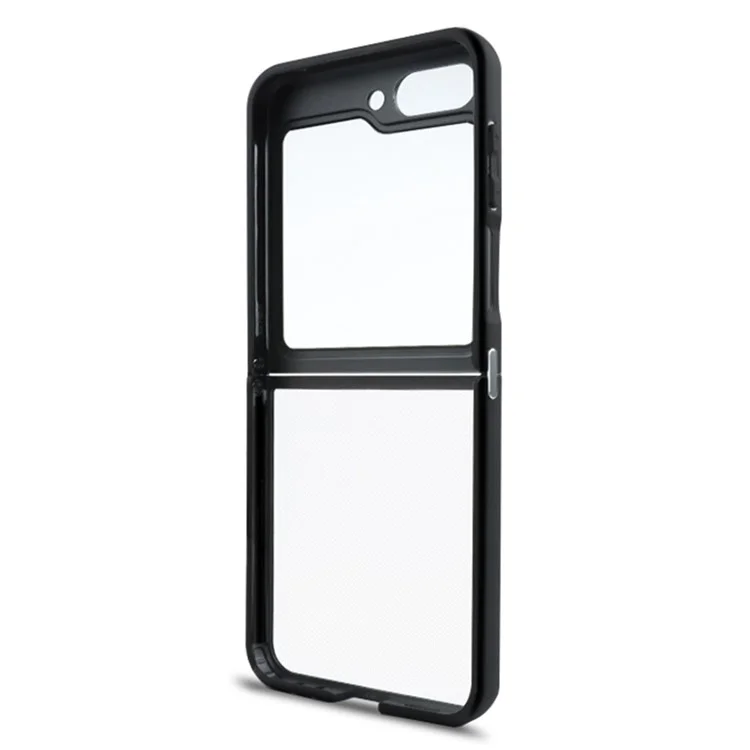 Phone Case for Samsung Galaxy Z Flip5 5G , Shockproof Phone Cover TPU + PC Transparent Shell