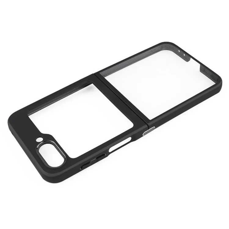Phone Case for Samsung Galaxy Z Flip5 5G , Shockproof Phone Cover TPU + PC Transparent Shell
