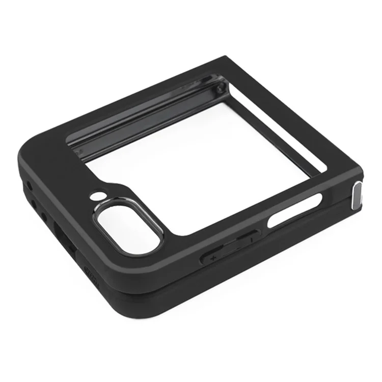 Phone Case for Samsung Galaxy Z Flip5 5G , Shockproof Phone Cover TPU + PC Transparent Shell