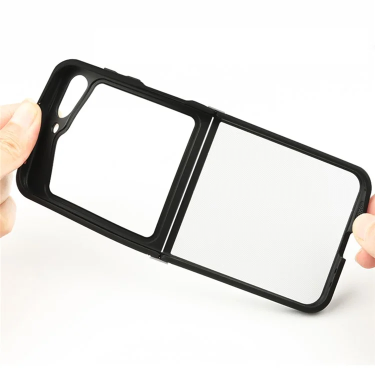 Phone Case for Samsung Galaxy Z Flip5 5G , Shockproof Phone Cover TPU + PC Transparent Shell