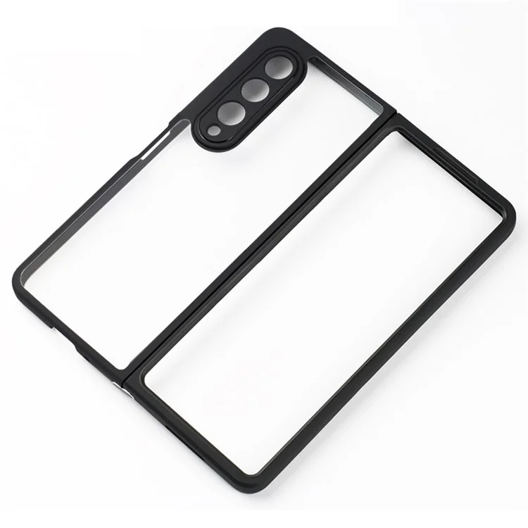 Per Samsung Galaxy Z Fold4 5G Clear Cell Phone Case TPU + PC Trasparente Custodia per Telefono Cellulare