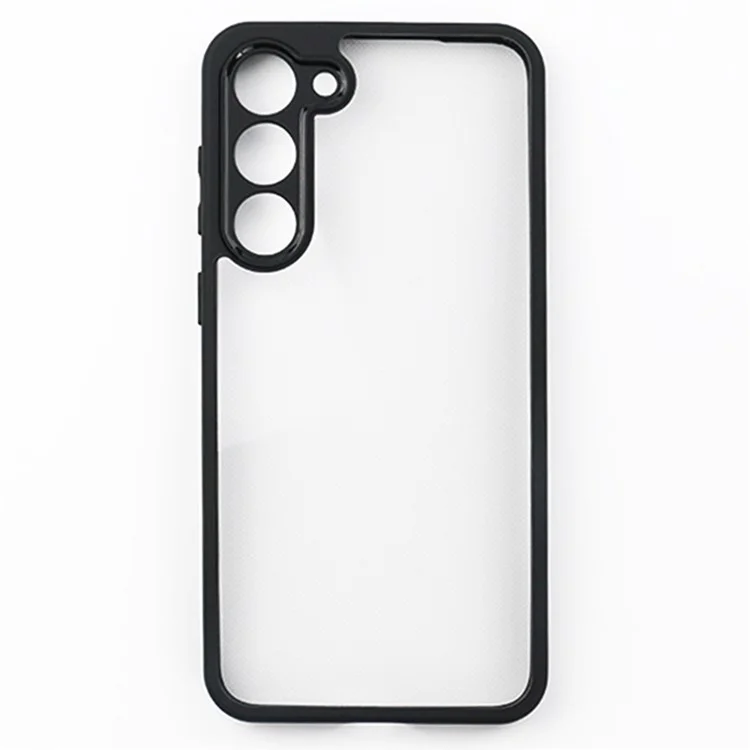 Pour Samsung Galaxy S23+ Clear Phone Cover Soft TPU + Hard PC Transparent Phone Case Shell