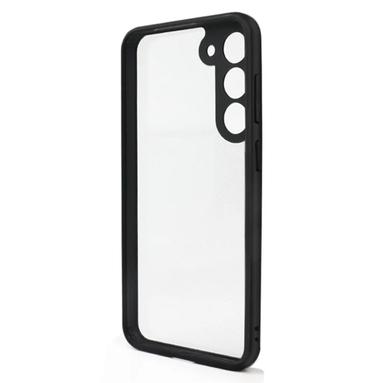 Pour Samsung Galaxy S23+ Clear Phone Cover Soft TPU + Hard PC Transparent Phone Case Shell