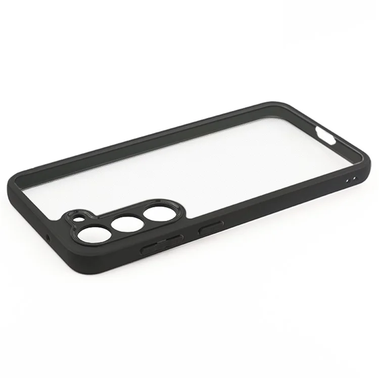 Pour Samsung Galaxy S23+ Clear Phone Cover Soft TPU + Hard PC Transparent Phone Case Shell
